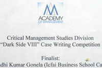 Dark Side VIII Case Writing Competition Finalist