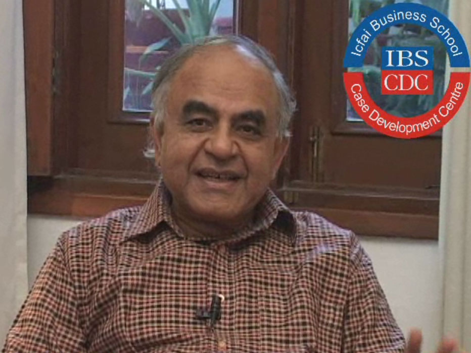 An video interview with Gurcharan-Das on India @ 75, Business Education in India, Corporate Governance & CSR.